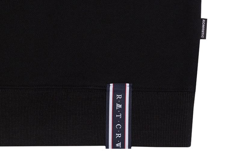 ロマンティッククラウン(ROMANTIC CROWN) CHECKLIST SWEATSHIRT_BLACK