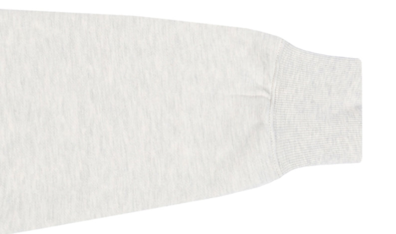 ロマンティッククラウン(ROMANTIC CROWN) CHECKLIST SWEATSHIRT_MELANGE IVORY