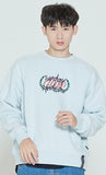 ロマンティッククラウン(ROMANTIC CROWN)  CHECKLIST SWEATSHIRT_SKY BLUE