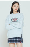 ロマンティッククラウン(ROMANTIC CROWN)  CHECKLIST SWEATSHIRT_SKY BLUE