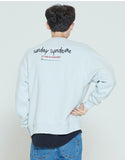 ロマンティッククラウン(ROMANTIC CROWN)  CHECKLIST SWEATSHIRT_SKY BLUE