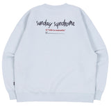 ロマンティッククラウン(ROMANTIC CROWN)  CHECKLIST SWEATSHIRT_SKY BLUE