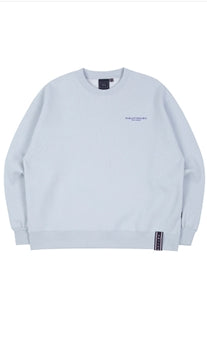 ロマンティッククラウン(ROMANTIC CROWN)  RMTCRW SLOGAN SWEAT SHIRT_SKY BLUE