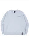 ロマンティッククラウン(ROMANTIC CROWN)  RMTCRW SLOGAN SWEAT SHIRT_SKY BLUE