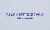 ロマンティッククラウン(ROMANTIC CROWN)  RMTCRW SLOGAN SWEAT SHIRT_SKY BLUE