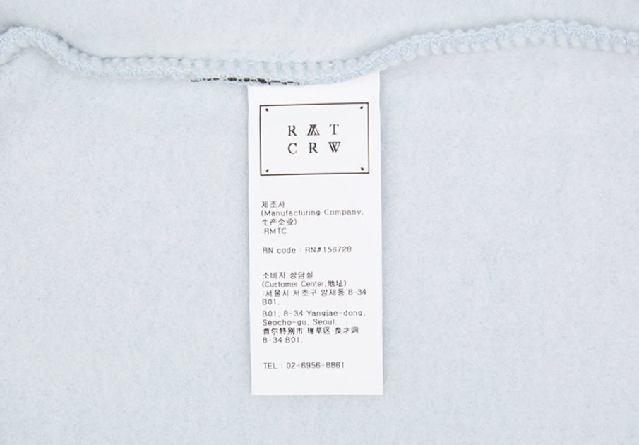 ロマンティッククラウン(ROMANTIC CROWN)  RMTCRW SLOGAN SWEAT SHIRT_SKY BLUE