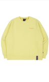 ロマンティッククラウン(ROMANTIC CROWN) RMTCRW SLOGAN SWEAT SHIRT_LIGHT YELLOW