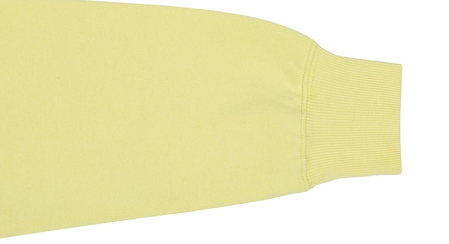 ロマンティッククラウン(ROMANTIC CROWN) RMTCRW SLOGAN SWEAT SHIRT_LIGHT YELLOW