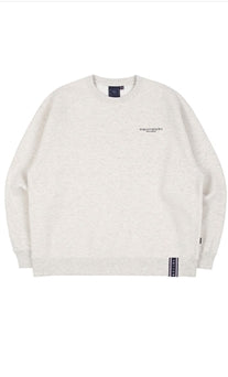 ロマンティッククラウン(ROMANTIC CROWN) RMTCRW SLOGAN SWEAT SHIRT_MELANGE IVORY