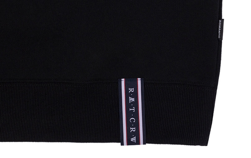 ロマンティッククラウン(ROMANTIC CROWN) RMTCRW SLOGAN SWEAT SHIRT_BLACK