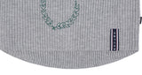 ロマンティッククラウン(ROMANTIC CROWN) SUNDAY SYNDROME SCRIBBLE LOGO KNITWEAR_GREY