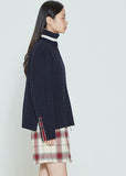 ロマンティッククラウン(ROMANTIC CROWN)  SUNDAY SYNDROME KNITTED TURTLENECK_NAVY