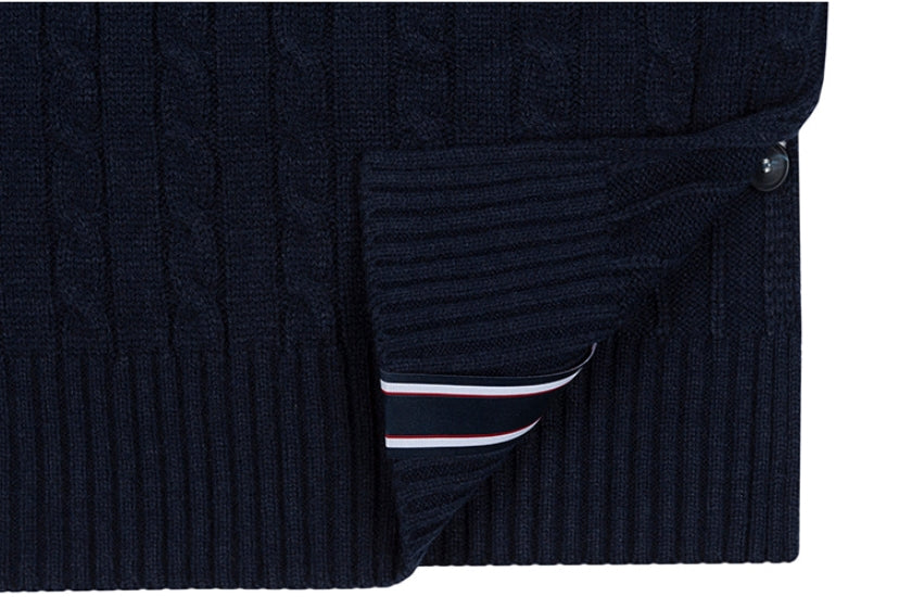 ロマンティッククラウン(ROMANTIC CROWN)  SUNDAY SYNDROME KNITTED TURTLENECK_NAVY