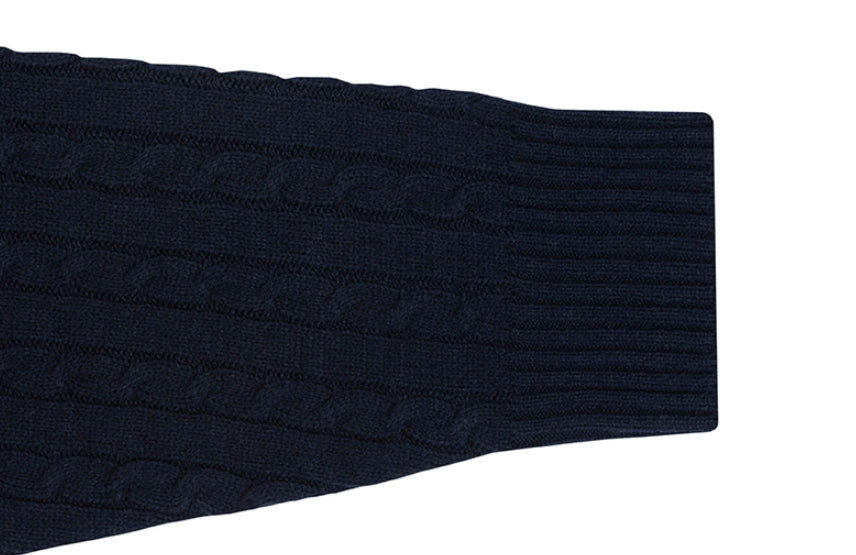 ロマンティッククラウン(ROMANTIC CROWN)  SUNDAY SYNDROME KNITTED TURTLENECK_NAVY