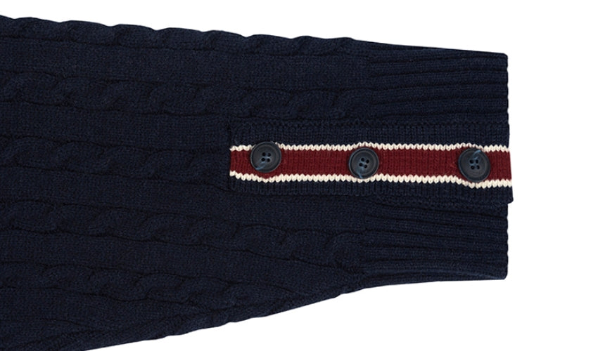 ロマンティッククラウン(ROMANTIC CROWN)  SUNDAY SYNDROME KNITTED TURTLENECK_NAVY