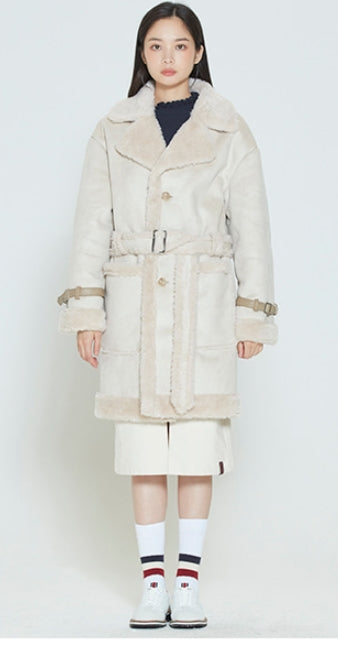 ロマンティッククラウン(ROMANTIC CROWN)  LUMBER JACK MUSTANG COAT_OATMEAL
