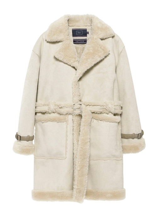 ロマンティッククラウン(ROMANTIC CROWN)  LUMBER JACK MUSTANG COAT_OATMEAL