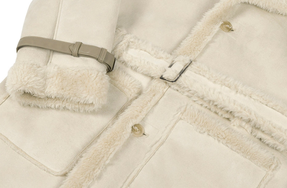 ロマンティッククラウン(ROMANTIC CROWN)  LUMBER JACK MUSTANG COAT_OATMEAL