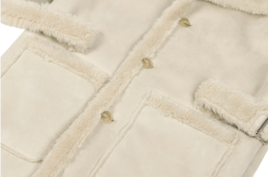ロマンティッククラウン(ROMANTIC CROWN)  LUMBER JACK MUSTANG COAT_OATMEAL