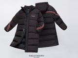ロマンティッククラウン(ROMANTIC CROWN) BANDLINE DUCK DOWN BENCH PARKA_BLACK
