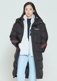 ロマンティッククラウン(ROMANTIC CROWN) BANDLINE DUCK DOWN BENCH PARKA_BLACK