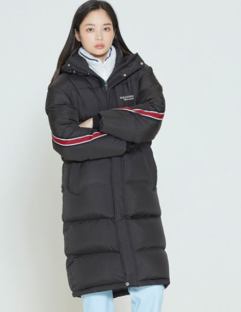 ロマンティッククラウン(ROMANTIC CROWN) BANDLINE DUCK DOWN BENCH PARKA_BLACK