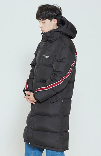 ロマンティッククラウン(ROMANTIC CROWN) BANDLINE DUCK DOWN BENCH PARKA_BLACK