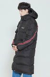 ロマンティッククラウン(ROMANTIC CROWN) BANDLINE DUCK DOWN BENCH PARKA_BLACK