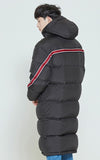 ロマンティッククラウン(ROMANTIC CROWN) BANDLINE DUCK DOWN BENCH PARKA_BLACK