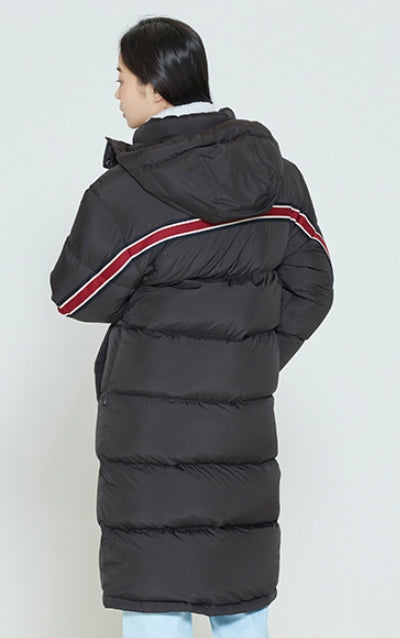 ロマンティッククラウン(ROMANTIC CROWN) BANDLINE DUCK DOWN BENCH PARKA_BLACK