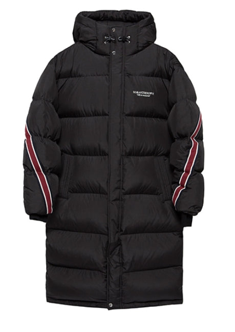 ロマンティッククラウン(ROMANTIC CROWN) BANDLINE DUCK DOWN BENCH PARKA_BLACK