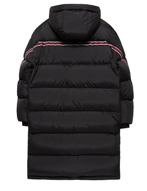 ロマンティッククラウン(ROMANTIC CROWN) BANDLINE DUCK DOWN BENCH PARKA_BLACK
