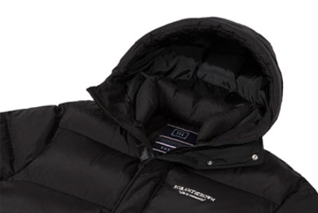 ロマンティッククラウン(ROMANTIC CROWN) BANDLINE DUCK DOWN BENCH PARKA_BLACK