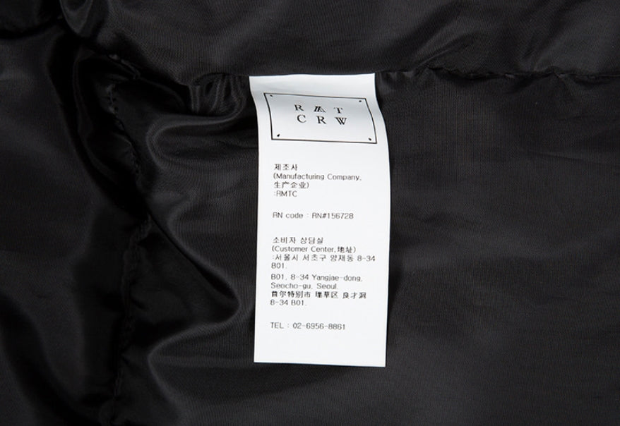 ロマンティッククラウン(ROMANTIC CROWN) BANDLINE DUCK DOWN BENCH PARKA_BLACK