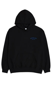 アクメドラビ(acme' de la vie)   TWO COLORS EMBROIDERY HOODIE BLACK