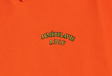 アクメドラビ(acme' de la vie)  TWO COLORS EMBROIDERY HOODIE ORANGE
