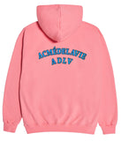 アクメドラビ(acme' de la vie)  TWO COLORS EMBROIDERY HOODIE PINK