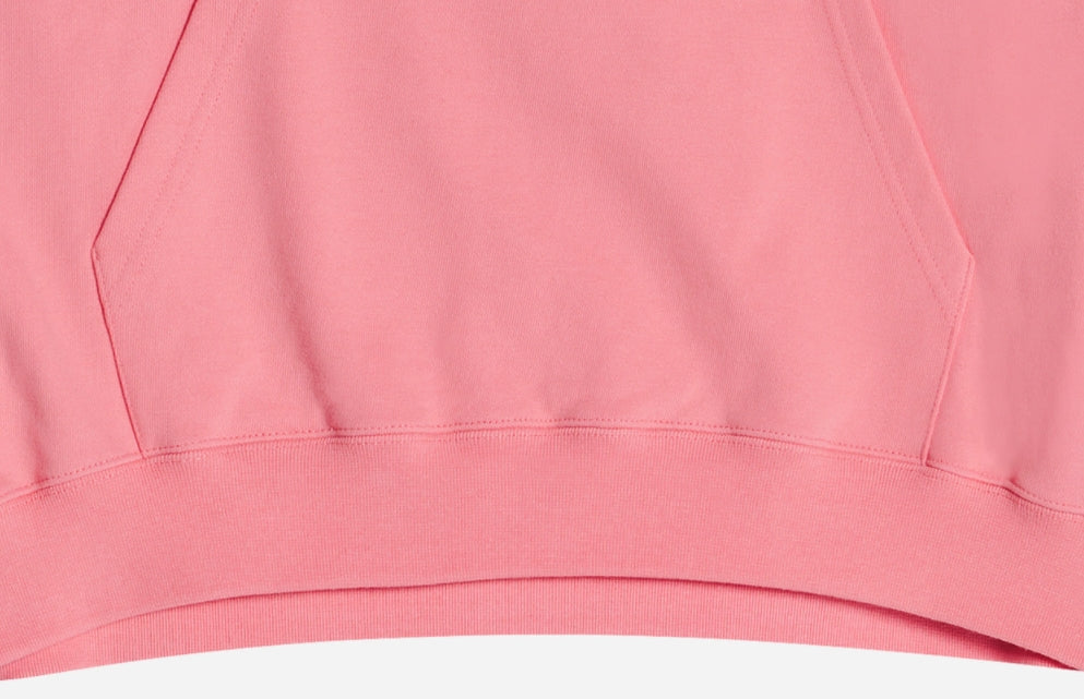 アクメドラビ(acme' de la vie)  TWO COLORS EMBROIDERY HOODIE PINK