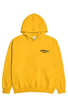 アクメドラビ(acme' de la vie)  TWO COLORS EMBROIDERY HOODIE MUSTARD