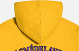 アクメドラビ(acme' de la vie)  TWO COLORS EMBROIDERY HOODIE MUSTARD