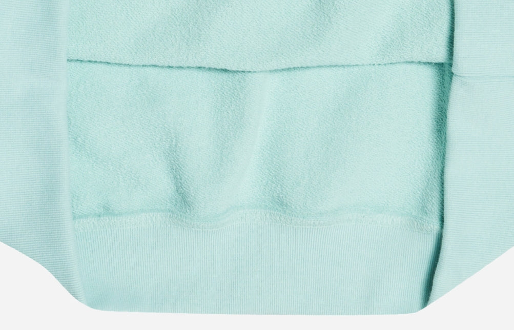 アクメドラビ(acme' de la vie)   TWO COLORS EMBROIDERY SWEAT SHIRT MINT