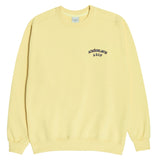 アクメドラビ(acme' de la vie) TWO COLORS EMBROIDERY SWEAT SHIRT LIGHT YELLOW