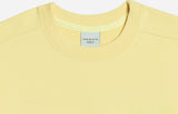 アクメドラビ(acme' de la vie) TWO COLORS EMBROIDERY SWEAT SHIRT LIGHT YELLOW
