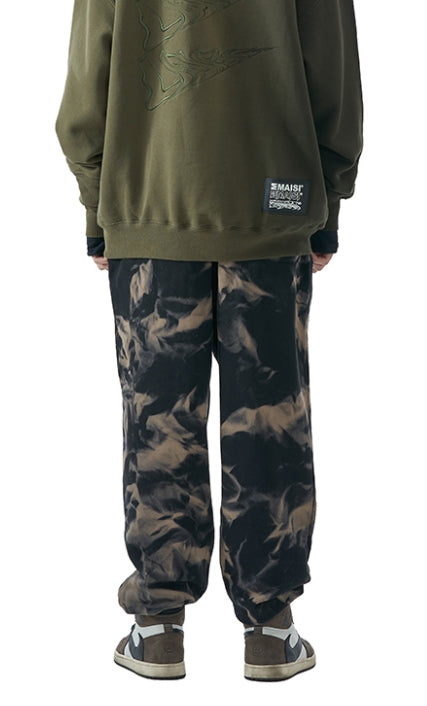 MMIC(エムエムアイシー) BLEACHED SWEATPANTS BK