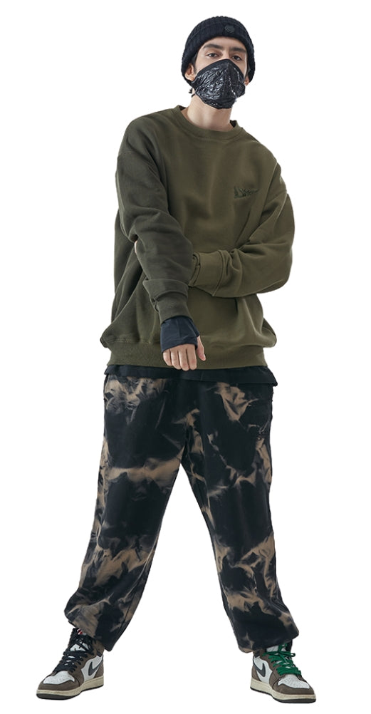 MMIC(エムエムアイシー) BLEACHED SWEATPANTS BK