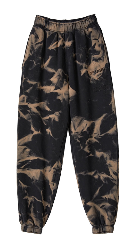 MMIC(エムエムアイシー) BLEACHED SWEATPANTS BK