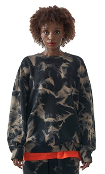 MMIC(エムエムアイシー) BLEACHED SWEATSHIRT BK W