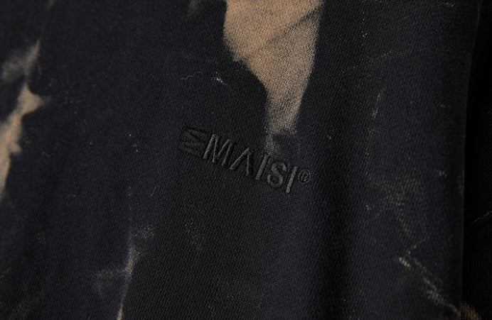 MMIC(エムエムアイシー) BLEACHED SWEATSHIRT BK W