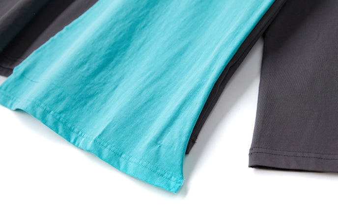 MMIC(エムエムアイシー) HALF DOUBLE LAYERED L/SL T-SHIRT GY