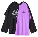 MMIC(エムエムアイシー) HALF DOUBLE LAYERED L/SL T-SHIRT BK